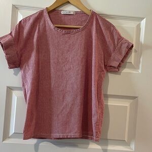 Stateside Red and White Striped Top